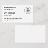 エグゼク企業のティブ・ロゴ対応ビジネス・カード 名刺 (正面/裏面)