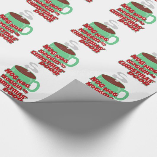 エグノグおもしろいクリスマスことわざ ラッピングペーパー (角)