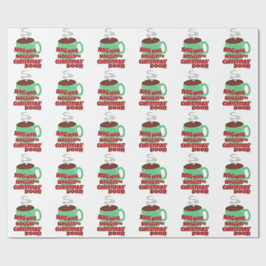 エグノグおもしろいクリスマスことわざ ラッピングペーパー (フラット)