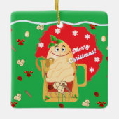 エグノグオーナメント2024クリヤスコレクション セラミックオーナメント (正面)