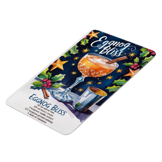 エグノグブリスホリデーカクテルレシピ マグネット (左側)