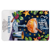 エグノグブリスホリデーカクテルレシピ マグネット (横)