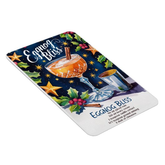 エグノグブリスホリデーカクテルレシピ マグネット (右側)