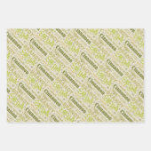 エグノグレシピコレクション – アボカド ラッピングペーパーシート (正面)