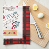 エグノグレシピフェスティバルクリスマスカスタム キッチンタオル (四つ折り)