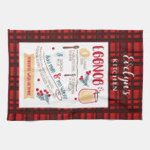 エグノグレシピフェスティバルクリスマスカスタム キッチンタオル (横)