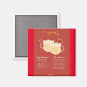 エグノグレシピ マグネット (正面/裏面)