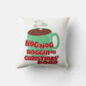 エグノグ素晴らしホリデーことわざ クッション (裏面)