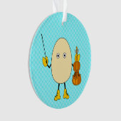 エグヘッドバイオリニスト オーナメント (正面)