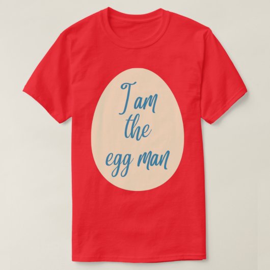 エグマンブルー Tシャツ (デザイン正面)