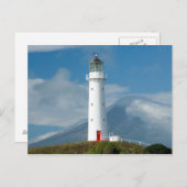 エグモント岬灯台とタラナキ山 ポストカード (正面/裏面)