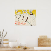 エグランティーヌ嬢の踊り子たち、トゥールーズ・ロートレック ポスター (キッチン)