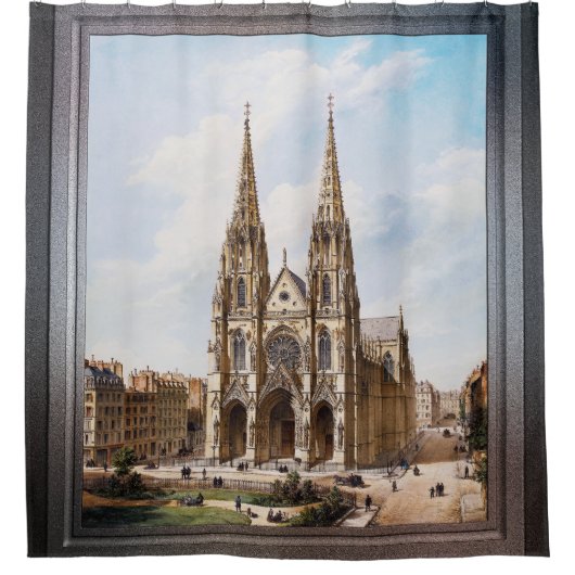 エグリセサントクロティルドアパリスバイマックス・ベルセリン シャワーカーテン (正面)