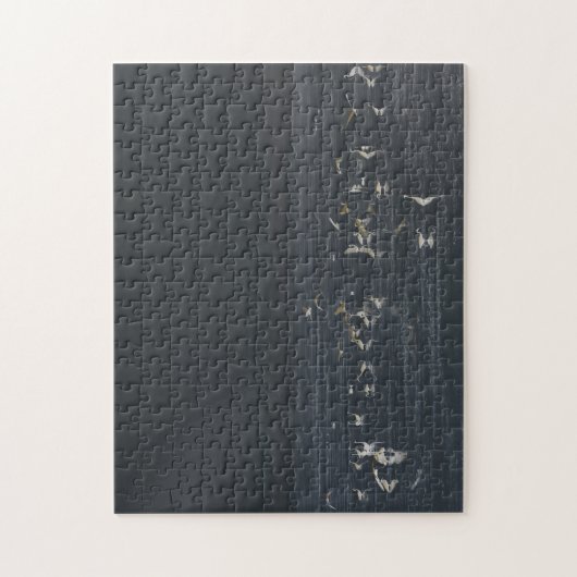 エグレッツオンザミッドナイトブルー海 ジグソーパズル (縦)