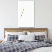 エグレットのヘッドショット キャンバスプリント (インサイチュ (寝室))