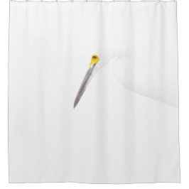 エグレットのヘッドショット シャワーカーテン