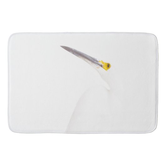 エグレットのヘッドショット バスマット (正面)