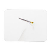 エグレットのヘッドショット マグネット (横)