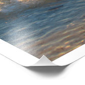 エグレットアットサンセットオンビーチ写真プリント フォトプリント (角)