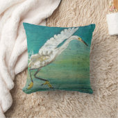 エグレットショアバードビーチレイクハウス クッション (ブランケット)