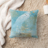 エグレットバードコーストビーチアート クッション (ブランケット)