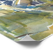 エグレト。水彩プリント ポスター (角)