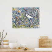 エグレト。水彩プリント ポスター (キッチン)