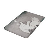 エグレ日本のツコソンクレーン冬の雪 バスマット (アングル)