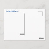 エグレ素晴らしットデジタルアートポストカード ポストカード (裏面)