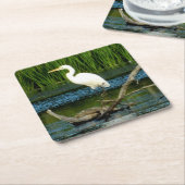 エグレ素晴らしット紙コースター スクエアペーパーコースター (アングル)