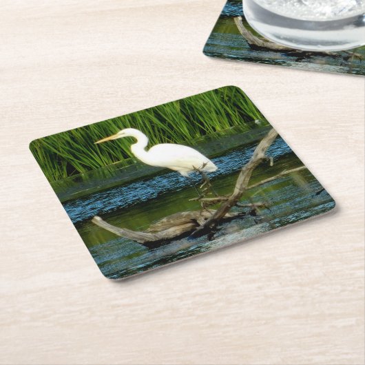 エグレ素晴らしット紙コースター スクエアペーパーコースター (アングル)