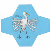 エグレ素晴らしット鳥漫画イラストレーション サッカーボール (フラット)