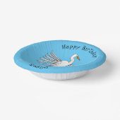 エグレ素晴らしット鳥漫画イラストレーション ペーパーボウル (傾斜あり)