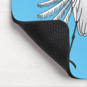 エグレ素晴らしット鳥漫画イラストレーション マウスパッド (コーナー)