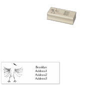 エグレ素晴らしット鳥漫画イラストレーション ラバースタンプ (押印)