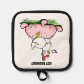 エグ得ノグ？by Jeff Willis Art 鍋敷き (正面)