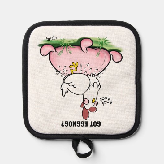 エグ得ノグ?by Jeff Willis Art 鍋敷き (正面)