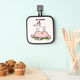 エグ得ノグ？by Jeff Willis Art 鍋敷き