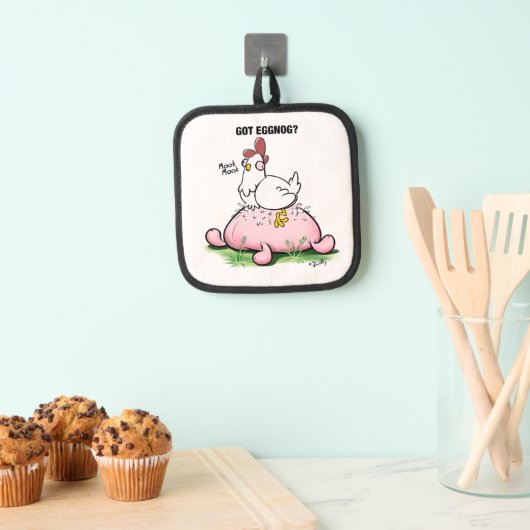 エグ得ノグ？by Jeff Willis Art 鍋敷き (インサイチュ (吊り下げ))