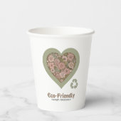 エコとハートフレンドリーラブ 紙コップ (裏面)