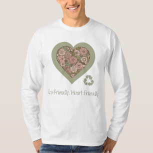 エコとハートフレンドリーラブ Tシャツ