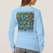 「エコは鍵」 Tシャツ (裏面)