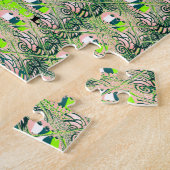 エコアフリカのモチーフ – 自然アインスパイアフリカアート ジグソーパズル (側面)