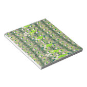 エコアフリカのモチーフ – 自然アインスパイアフリカアート ノートパッド (アングル)