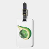 エコアボカドグローブ地球に優し惑星 ラゲッジタグ (正面縦)