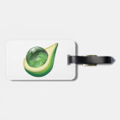 エコアボカドグローブ地球に優し惑星 ラゲッジタグ (裏面横)