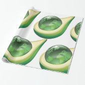 エコアボカドグローブ地球に優し惑星 ラッピングペーパー (アンロールド)
