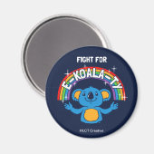 エコアラ市のために戦う マグネット (正面/裏面)