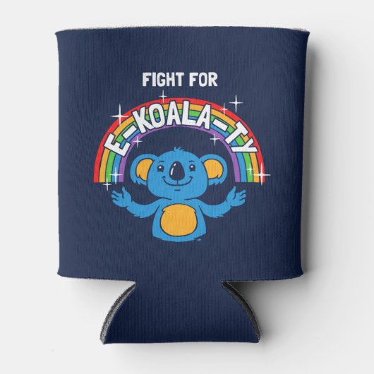 エコアラ市のために戦う 缶クーラー (正面)