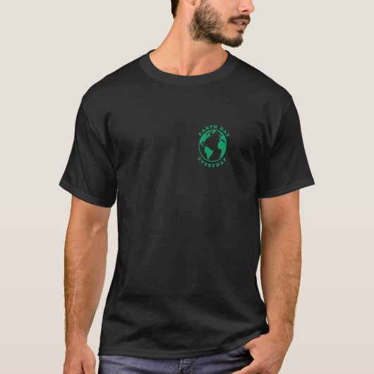 エコアースデイアースデイ毎日 Tシャツ (正面)